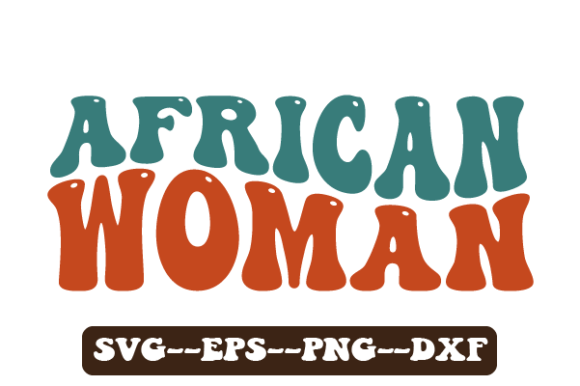 African Woman Kwanzaa Retro Wavy Svg Review