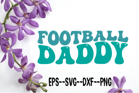 Football Daddy Football Retro Wavy Svg Review for Real Projects