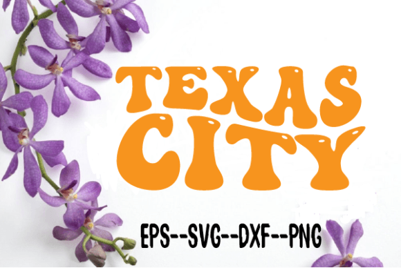 Texas CITY New Retro Wavy Svg Review for Real Embroidery Projects