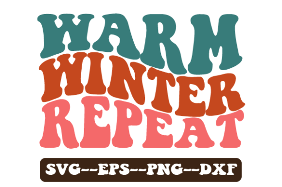 Warm Winter Repeat Retro Wavy Svg Review